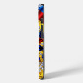 Apple iPhone 14 Case-Mate Rumänische Farben Hülle (Rückseite / Links)