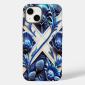 Apple iPhone 14 Case-Mate Scottish Thistles Hülle (Rückseite)