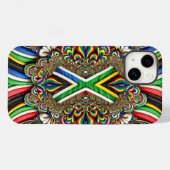 Apple iPhone 14 Case-Mate Südafrikanische Farben Hülle (Rückseite (Horizontal))