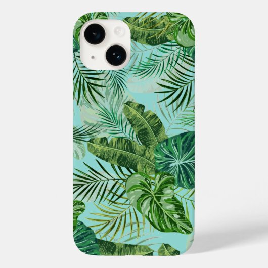 Apple iPhone 14 Case-Tropical Palm Case-Mate iPhone Hülle (Rückseite)