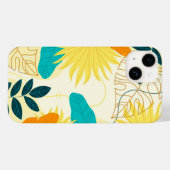 Apple iPhone 14 Case-Tropical Palm Case-Mate iPhone Hülle (Rückseite (Horizontal))