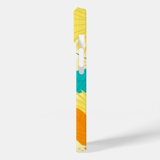 Apple iPhone 14 Case-Tropical Palm Case-Mate iPhone Hülle (Rückseite / Links)