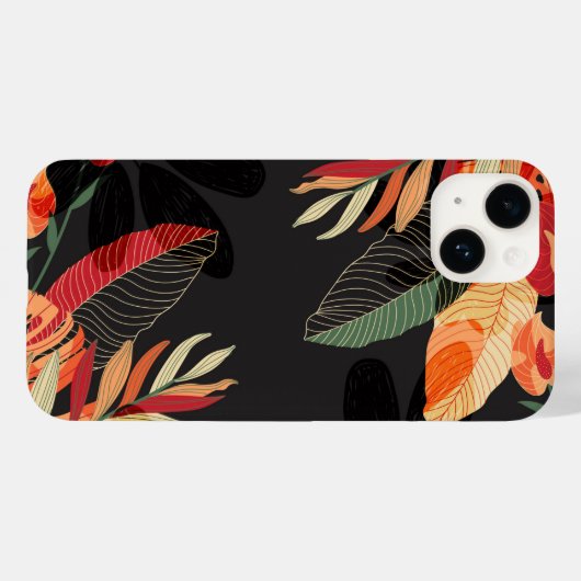 Apple iPhone 14 Case-Tropical Palm Case-Mate iPhone Hülle (Rückseite (Horizontal))