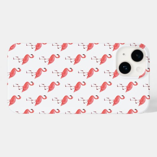 Apple iPhone 14 Fall-Flamingo Case-Mate iPhone Hülle (Rückseite (Horizontal))