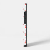 Apple iPhone 14 Fall-Flamingo Hülle (Linke Seite)