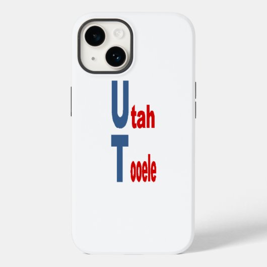 Apple iPhone 14 Hülle UTAH TOURISMUS (Rückseite)