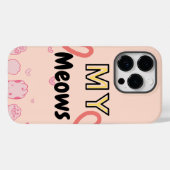 Apple iPhone 14pro Gehäuse Kitty Pads Case-Mate iPhone Hülle (Rückseite (Horizontal))