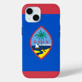 Apple iPhone 15 Case-Mate Guam-Flag Hülle (Rückseite)