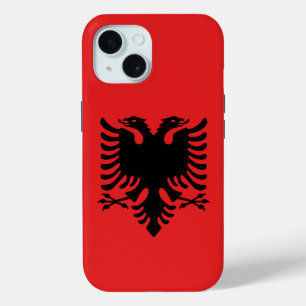 Apple iPhone 15 Case-Mate mit Albanienflagge Hülle