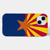 Apple iPhone 15 Case-Mate mit Arizona-Flagge Hülle (Rückseite (Horizontal))