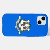 Apple iPhone 15 Case-Mate mit Connecticut-Flag Hülle (Rückseite (Horizontal))