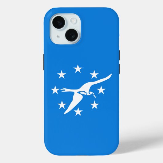 Apple iPhone 15 Case-Mate mit Corpus-Christi-Flagg Hülle (Rückseite)