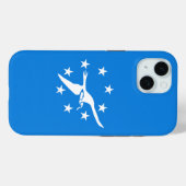 Apple iPhone 15 Case-Mate mit Corpus-Christi-Flagg Hülle (Rückseite (Horizontal))