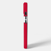 Apple iPhone 15 Case-Mate mit dänischer Flagge Hülle (Rückseite / Links)