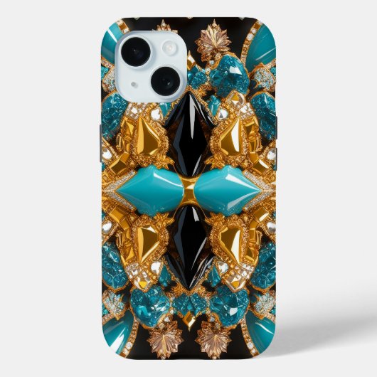 Apple iPhone 15 Case-Mate mit den Farben der Baham Hülle (Rückseite)