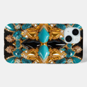 Apple iPhone 15 Case-Mate mit den Farben der Baham Hülle (Rückseite (Horizontal))