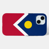 Apple iPhone 15 Case-Mate mit Denver-Flagge Hülle (Rückseite (Horizontal))