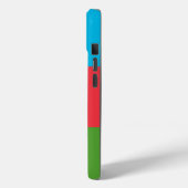 Apple iPhone 15 Case-Mate mit der Flagge Aserbaids Hülle (Rückseite / Links)
