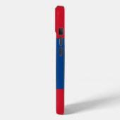 Apple iPhone 15 Case-Mate mit der Flagge von Beliz Hülle (Rückseite / Links)