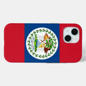 Apple iPhone 15 Case-Mate mit der Flagge von Beliz Hülle (Rückseite (Horizontal))