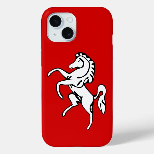 Apple iPhone 15 Case-Mate mit der Flagge von Kent Hülle (Rückseite)