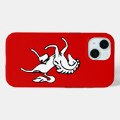 Apple iPhone 15 Case-Mate mit der Flagge von Kent Hülle (Rückseite (Horizontal))