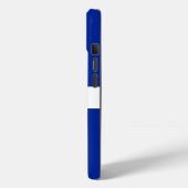 Apple iPhone 15 Case-Mate mit der Flagge von Quebe Hülle (Rückseite / Links)