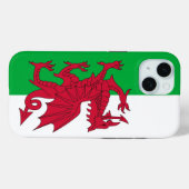 Apple iPhone 15 Case-Mate mit der Flagge von Wales Hülle (Rückseite (Horizontal))
