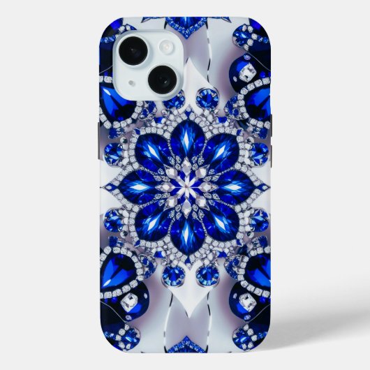 Apple iPhone 15 Case-Mate mit finnischen Farben Hülle (Rückseite)