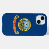 Apple iPhone 15 Case-Mate mit Idaho-Flagge Hülle (Rückseite (Horizontal))