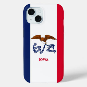 Apple iPhone 15 Case-Mate mit Iowa-Flagge Hülle