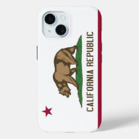 Apple iPhone 15 Case-Mate mit kalifornischer Flagg