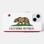 Apple iPhone 15 Case-Mate mit kalifornischer Flagg Hülle (Rückseite (Horizontal))