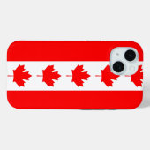 Apple iPhone 15 Case-Mate mit kanadischer Flagge Hülle (Rückseite (Horizontal))