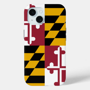Apple iPhone 15 Case-Mate mit Maryland-Flagge Hülle