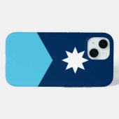 Apple iPhone 15 Case-Mate mit Minnesota-Flag Hülle (Rückseite (Horizontal))