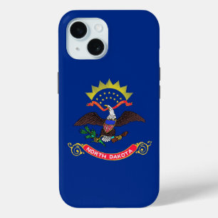 Apple iPhone 15 Case-Mate mit North Dakota-Flagge Hülle