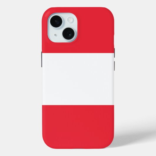 Apple iPhone 15 Case-Mate mit österreichischer Fla Hülle (Rückseite)
