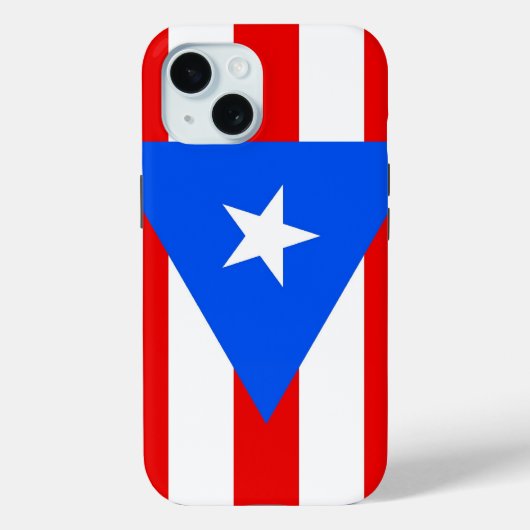 Apple iPhone 15 Case-Mate mit puerto-ricanischer F Hülle (Rückseite)