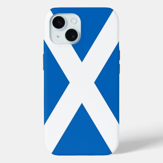 Apple iPhone 15 Case-Mate mit schottischer Flagge Hülle (Rückseite)