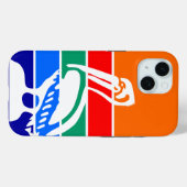 Apple iPhone 15 Case-Mate mit St. Petersburger Fla Hülle (Rückseite (Horizontal))