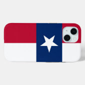 Apple iPhone 15 Case-Mate mit Texas-Flagge Hülle (Rückseite (Horizontal))