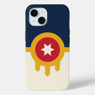 Apple iPhone 15 Case-Mate mit Tulsa-Flagge Hülle