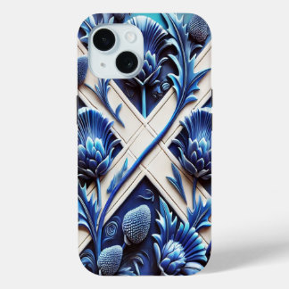 Apple iPhone 15 Case-Mate with Scottish Thistles Hülle