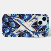 Apple iPhone 15 Case-Mate with Scottish Thistles Hülle (Rückseite (Horizontal))