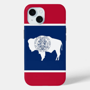 Apple iPhone 15 Case-Mate, Wyoming-Flagge Case-Mate iPhone Hülle