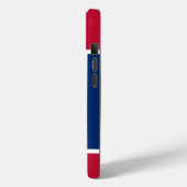 Apple iPhone 15 Case-Mate, Wyoming-Flagge Case-Mate iPhone Hülle (Rückseite / Links)