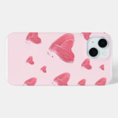 Apple Iphone 15 Handyhülle Pinky Herz Design Case-Mate iPhone Hülle (Rückseite (Horizontal))