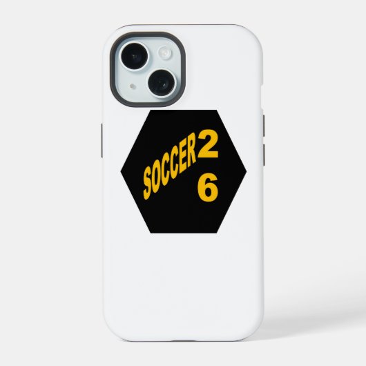 Apple iPhone 15 Hülle FUßBALL 26 (Rückseite)