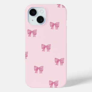 Apple Iphone 15 Hülle Pink Ribbon Design.